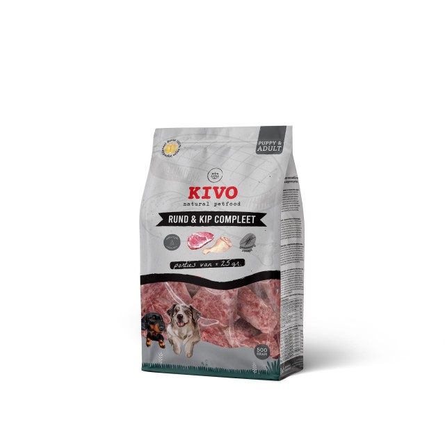 Kivo Mletý komplet kostky Hovězí a kuře 500 g