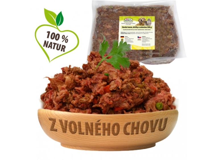 Paex Mletý mix Hovězí maso, dršťky a zelenina 500 g